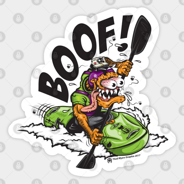 BOOF! Sticker by OutdoorMayhem